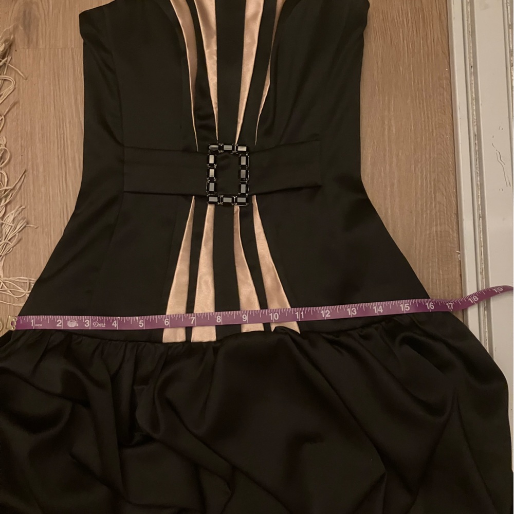 Jessica McClintock for Gunne Sax strapless minidress